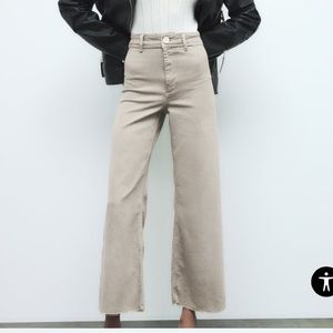 HIGH-WAISTED ZW SAILOR STRAIGHT JEANS